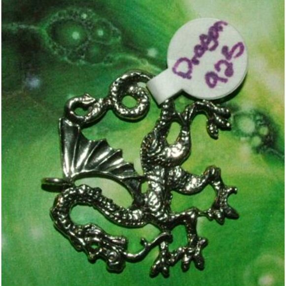 Sterling Silver Asian Dragon Pendant - Picture 4 of 16